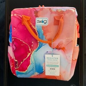Swig Backpack Cooler in Creamsicle